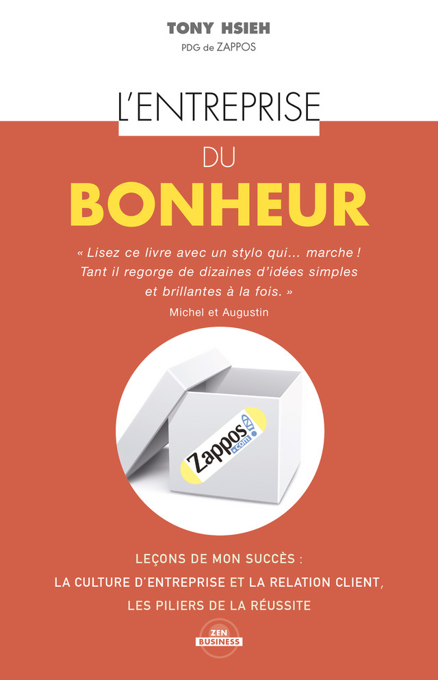 L'entreprise du bonheur - Tony Hsieh - Éditions Leduc