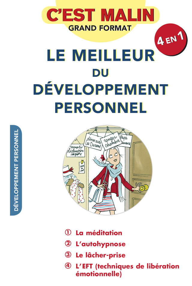 Le meilleur du développement personnel, c'est malin - Marie-Laurence Cattoire, Cécile Neuville, Jean-Michel Jakobowicz, Jean-Michel Gurret - Éditions Leduc