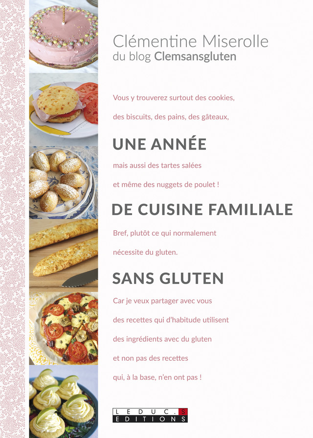 Une année de cuisine familiale sans gluten - Clémentine Miserolle - Éditions Leduc