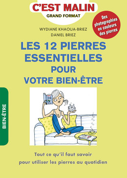 Les 12 pierres essentielles pour votre bien-être, c'est malin - Daniel Briez, Wydiane Khaoua - Éditions Leduc