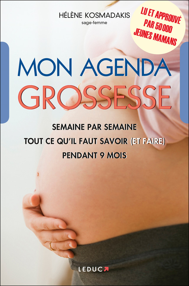 Mon agenda grossesse - Hélène Kosmadakis - Éditions Leduc