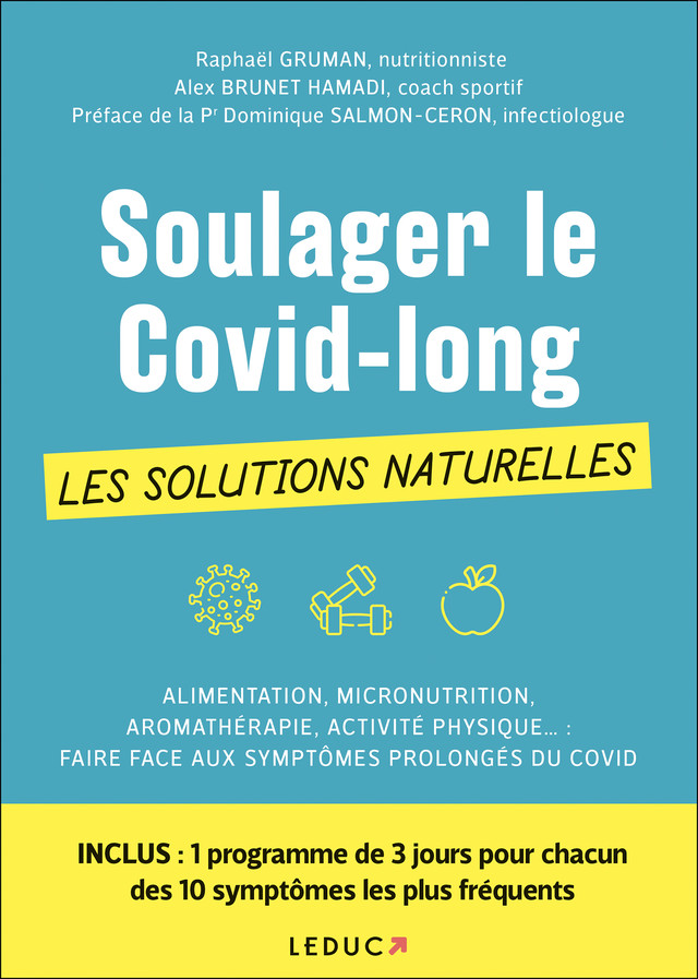Soulager le covid long sans médicaments - Raphaël Gruman, Alex Brunet Hamadi - Éditions Leduc