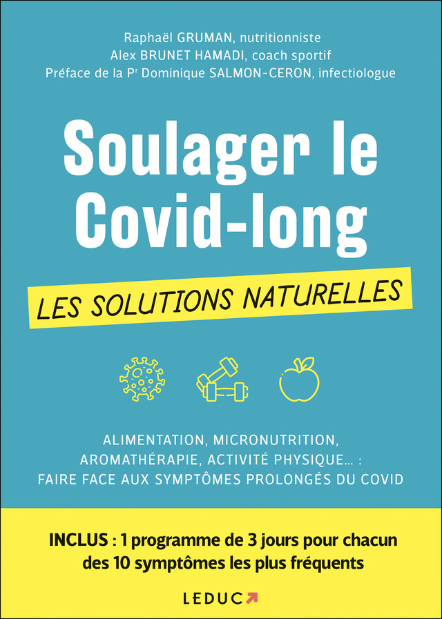 Soulager le Covid-long : les solutions naturelles - Raphaël Gruman, Alex Brunet Hamadi - Éditions Leduc