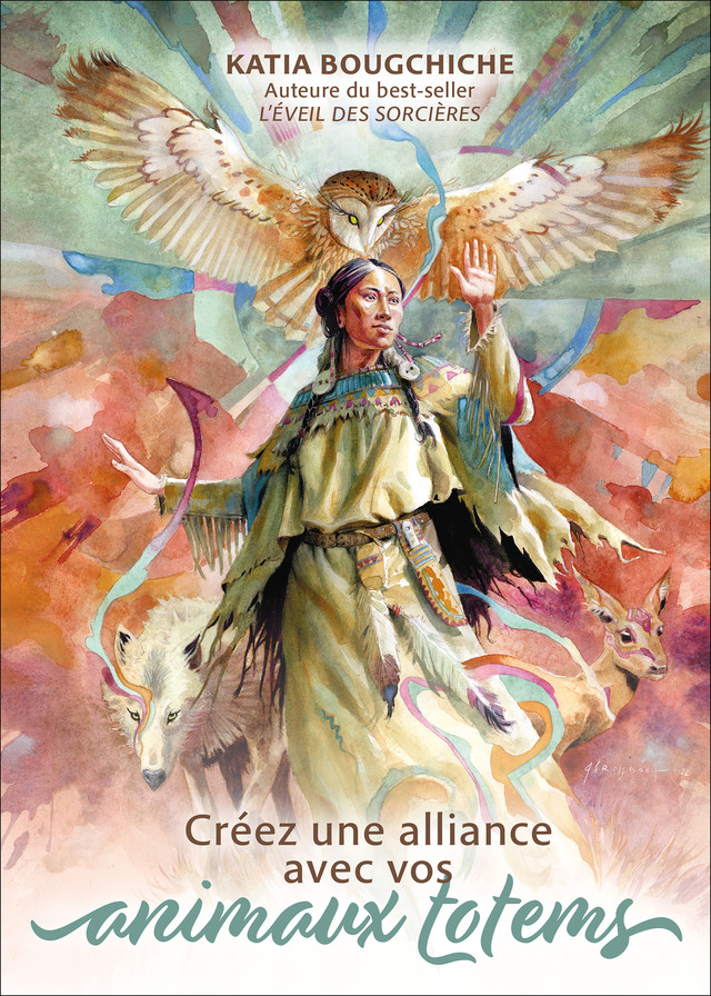 Je me connecte à mon animal totem - Katia Bougchiche - Éditions Leduc