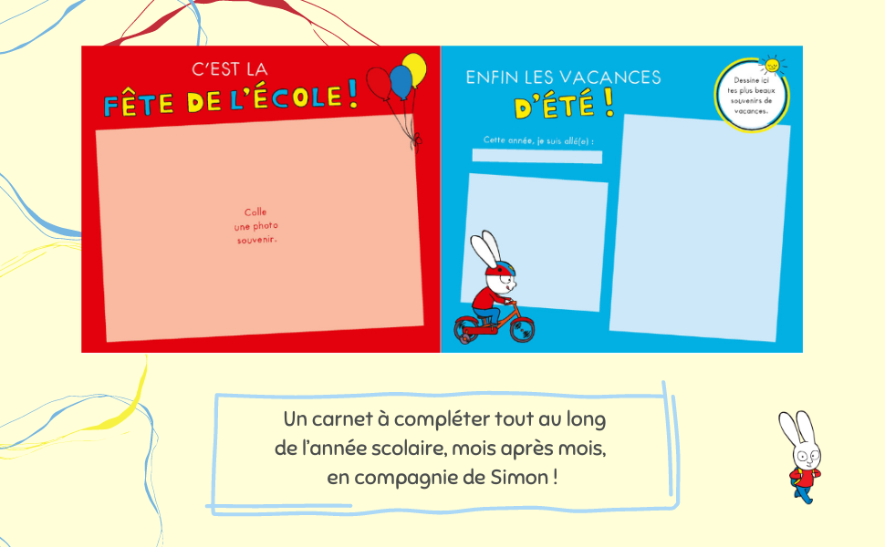 Mes Souvenirs de maternelle - Simon - Mon album pour conserver ...