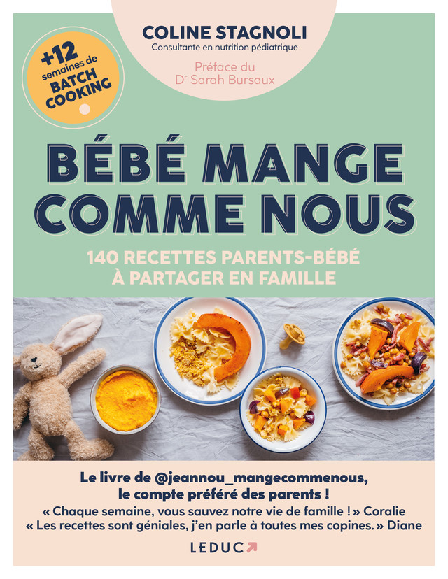 Bébé mange comme nous - Coline Stagnoli - Éditions Leduc